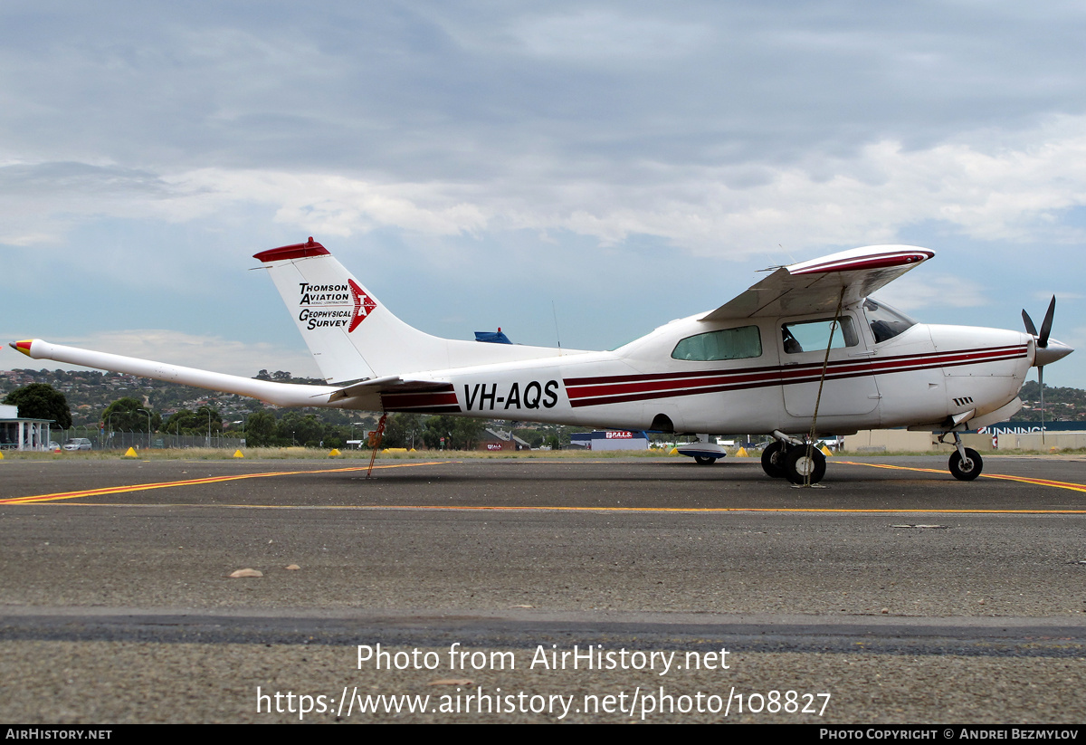 Aircraft Photo of VH-AQS | Cessna 210L Centurion | Thompson Aviation | AirHistory.net #108827