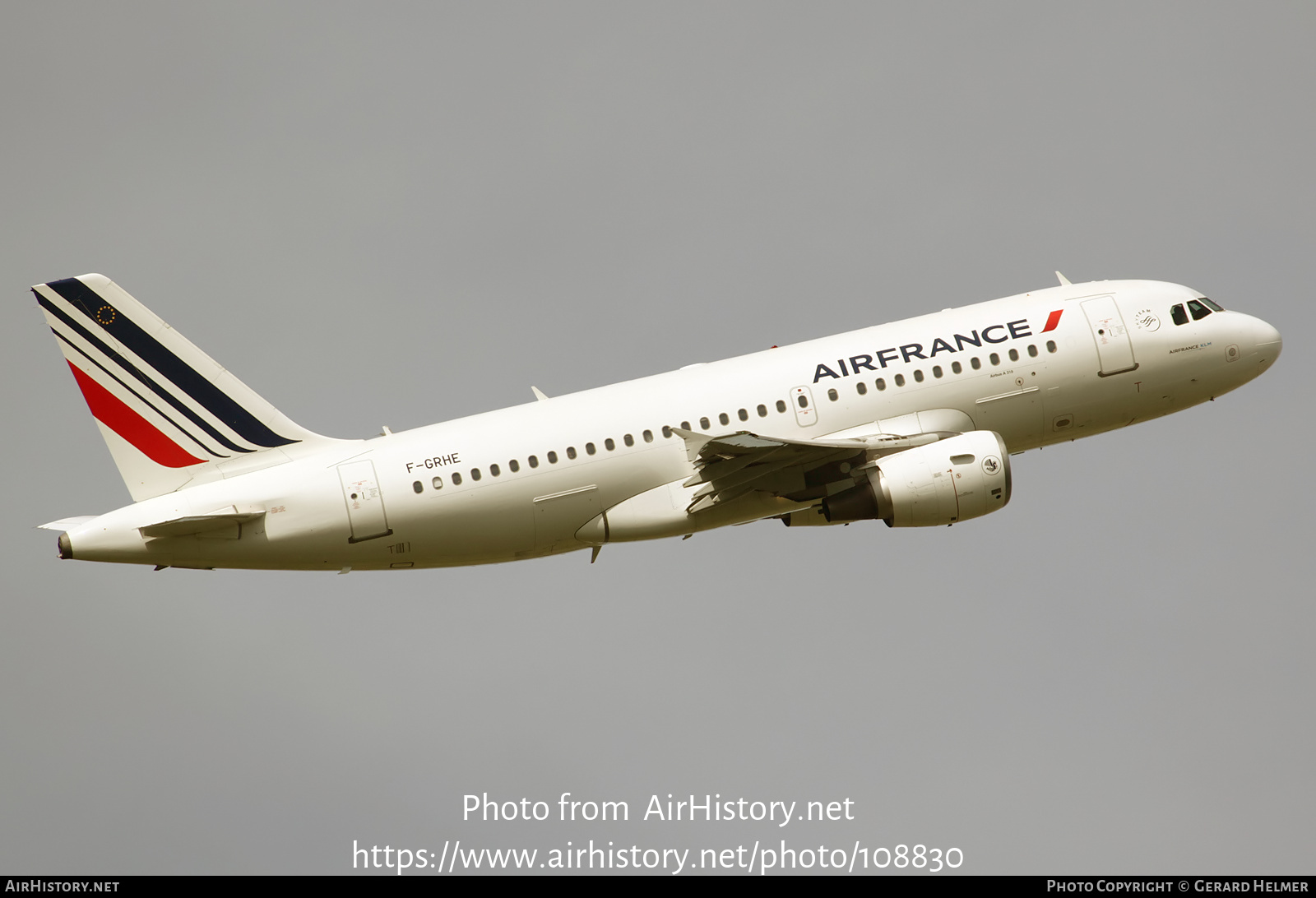 Aircraft Photo of F-GRHE | Airbus A319-111 | Air France | AirHistory.net #108830