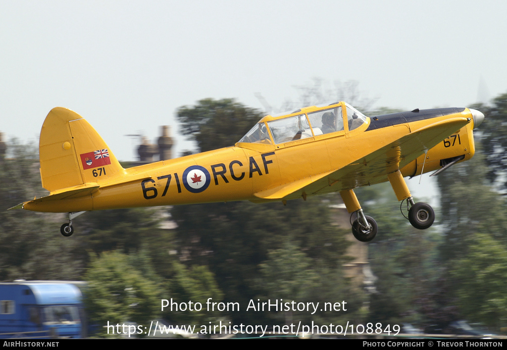 Aircraft Photo of G-BNZC | De Havilland DHC-1 Chipmunk Mk22 | AirHistory.net #108849