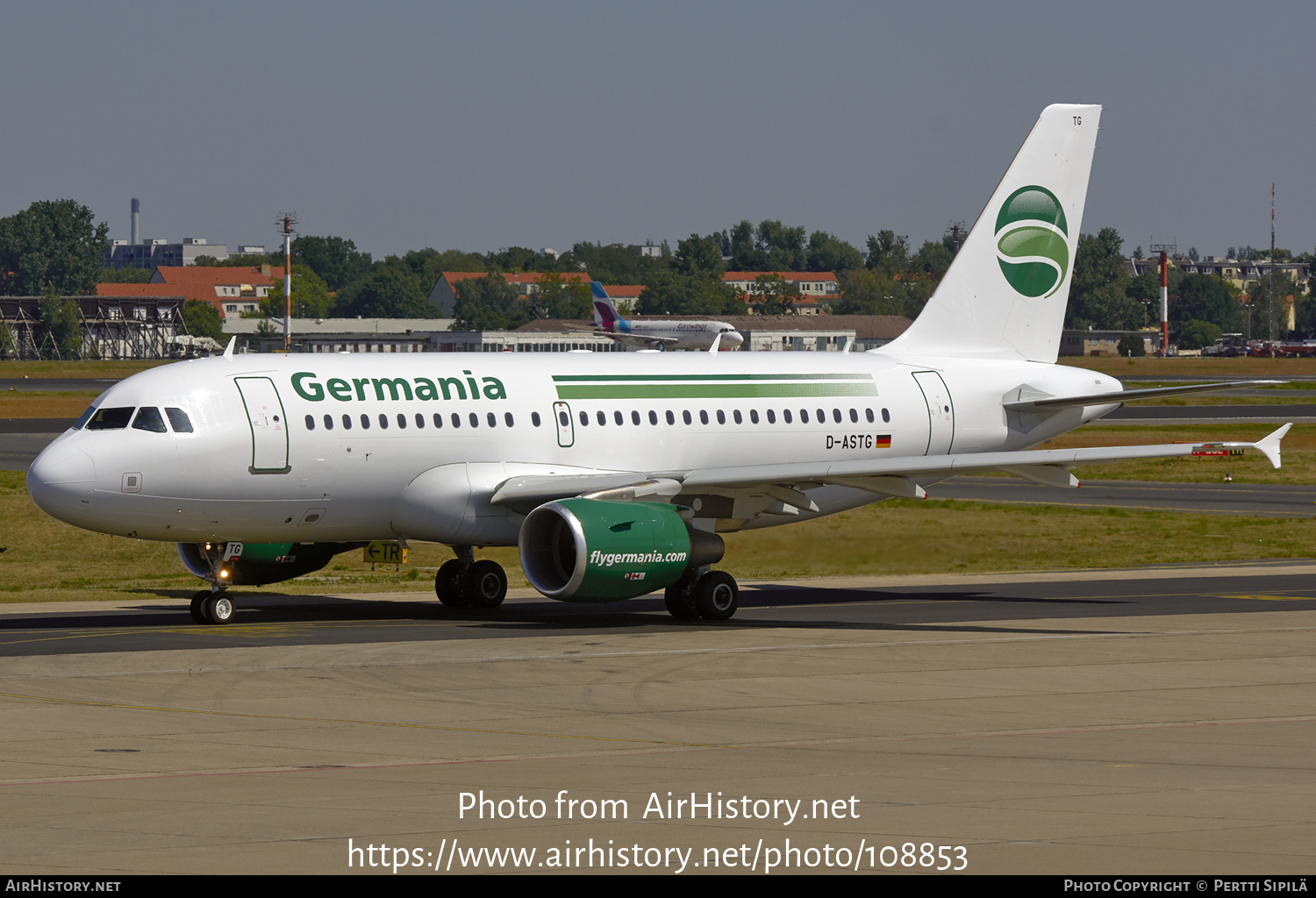 Aircraft Photo of D-ASTG | Airbus A319-112 | Germania | AirHistory.net #108853