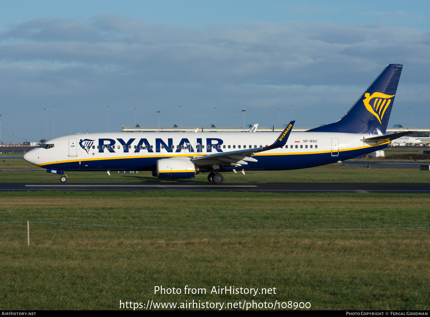 Aircraft Photo of SP-RSC | Boeing 737-800 | Ryanair | AirHistory.net #108900