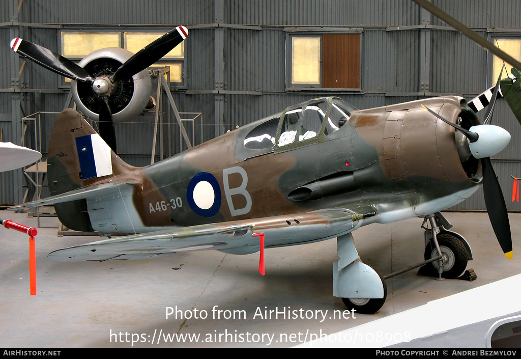 Aircraft Photo of A46-30 | Commonwealth CA-12 Boomerang | Australia - Air Force | AirHistory.net #108908