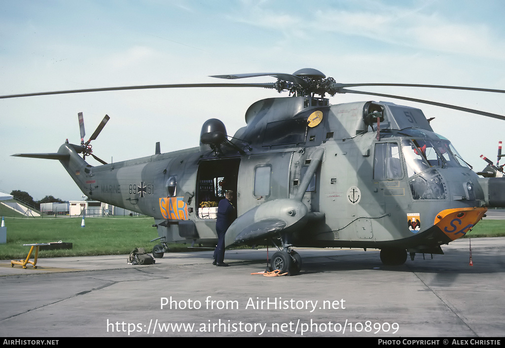 Aircraft Photo of 8951 | Westland WS-61 Sea King Mk41 | Germany - Navy | AirHistory.net #108909