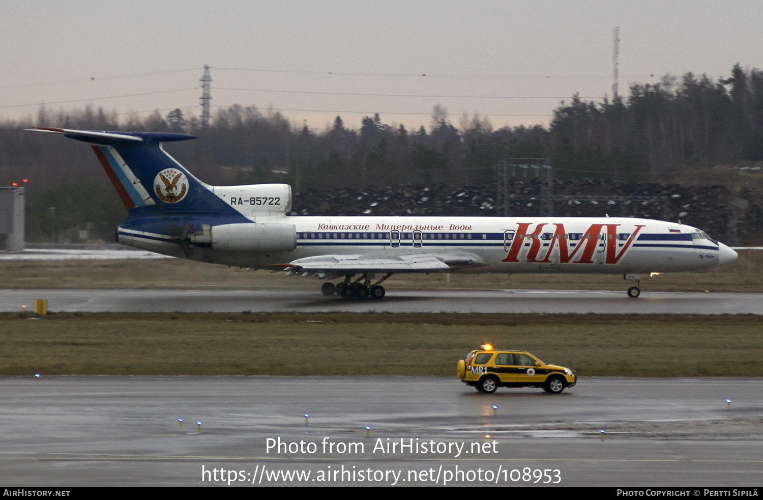 Aircraft Photo of RA-85722 | Tupolev Tu-154M | KMV - Kavkazskie Mineralnye Vody | AirHistory.net #108953