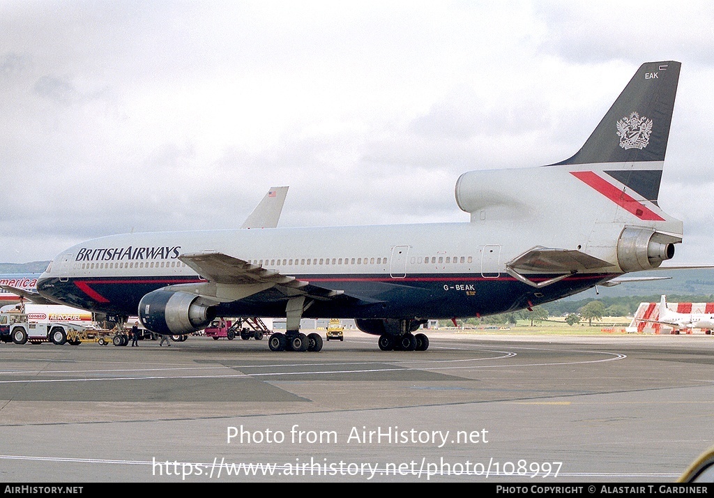 Aircraft Photo of G-BEAK | Lockheed L-1011-385-1 TriStar 50 | British Airways | AirHistory.net #108997