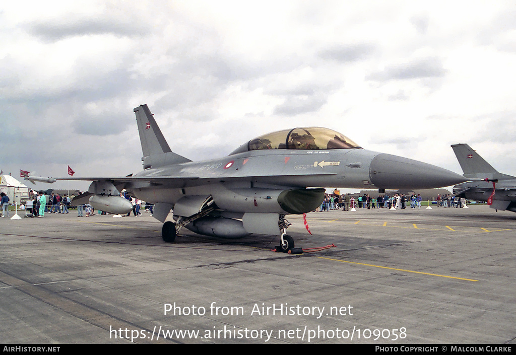 Aircraft Photo of ET-199 | General Dynamics F-16B Fighting Falcon ...