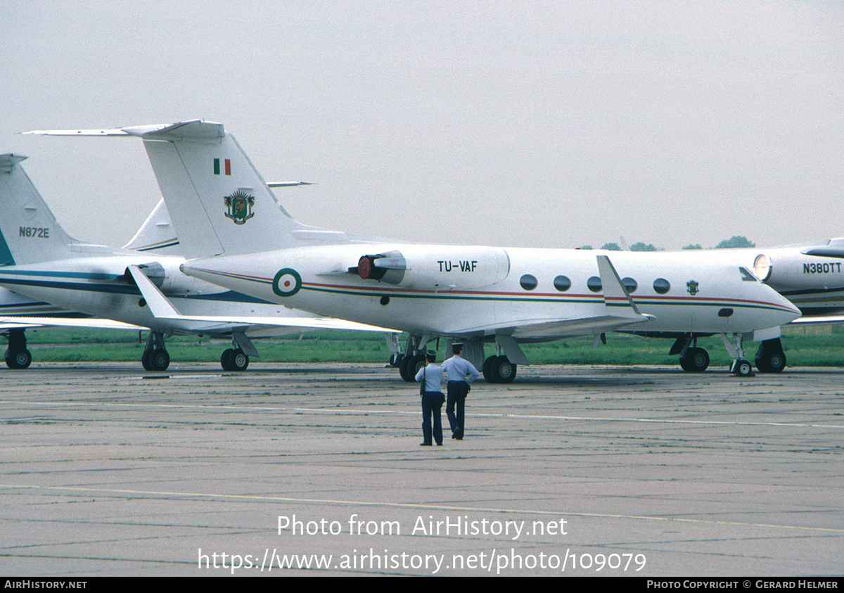 Aircraft Photo of TU-VAF | Gulfstream American G-1159A Gulfstream III | Ivory Coast - Air Force | AirHistory.net #109079