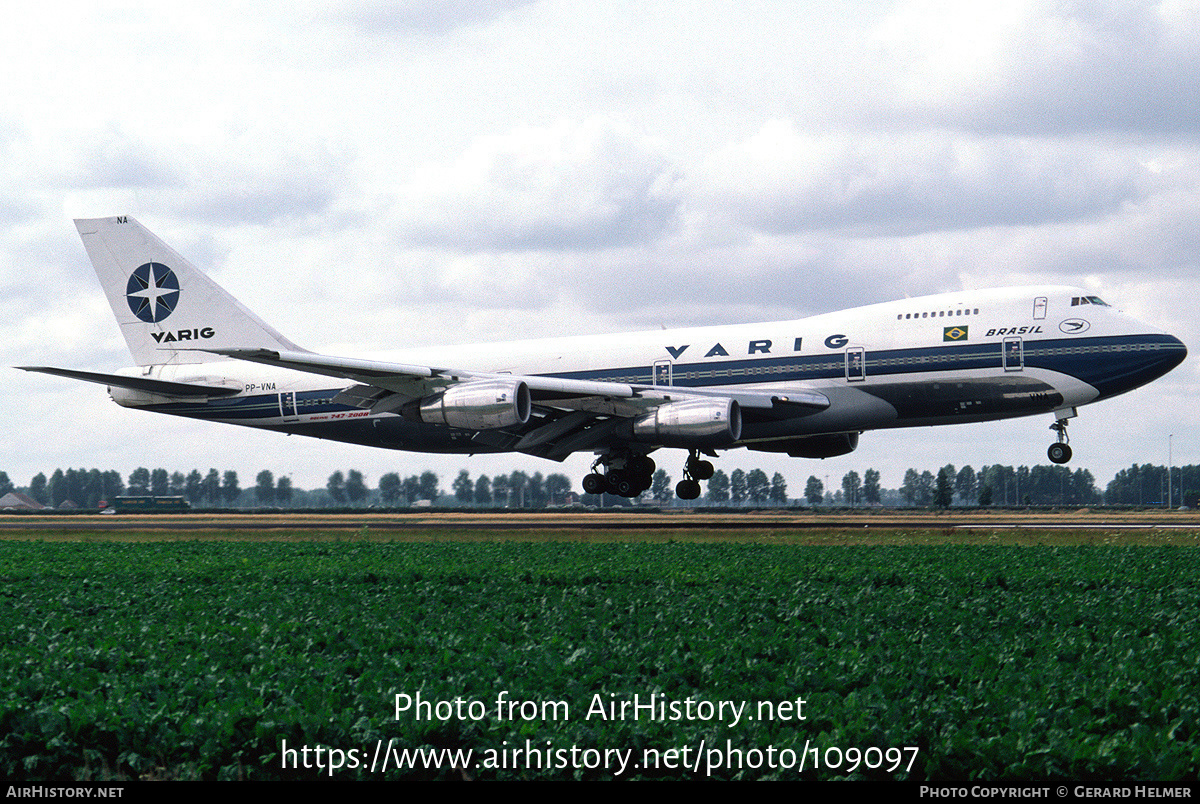 Aircraft Photo of PP-VNA | Boeing 747-2L5BM | Varig | AirHistory.net #109097