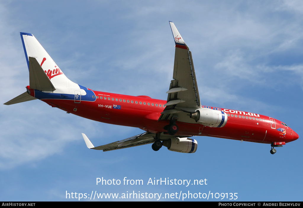 Aircraft Photo of VH-VUE | Boeing 737-8FE | Virgin Blue Airlines | AirHistory.net #109135