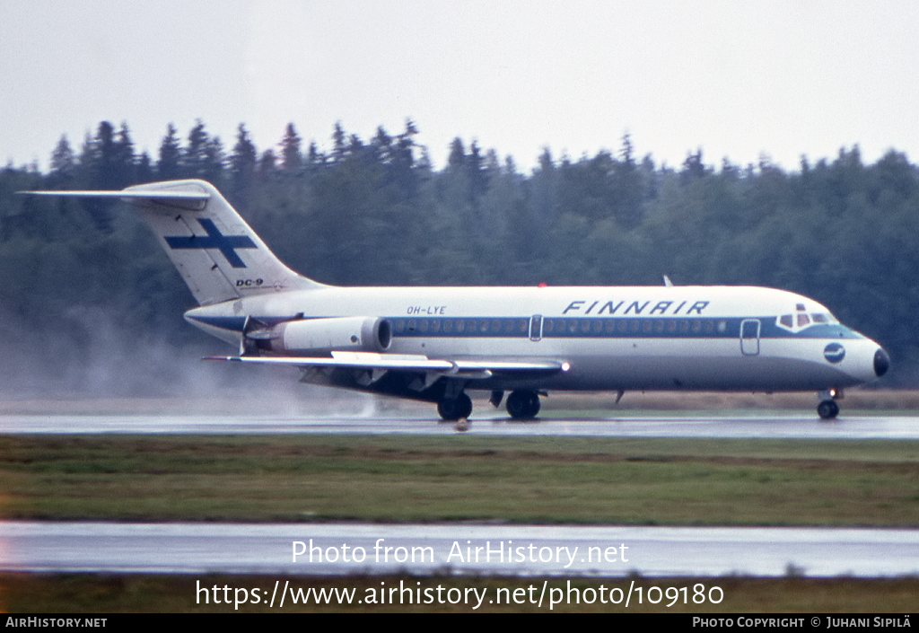 Aircraft Photo of OH-LYE | Douglas DC-9-14 | Finnair | AirHistory.net #109180