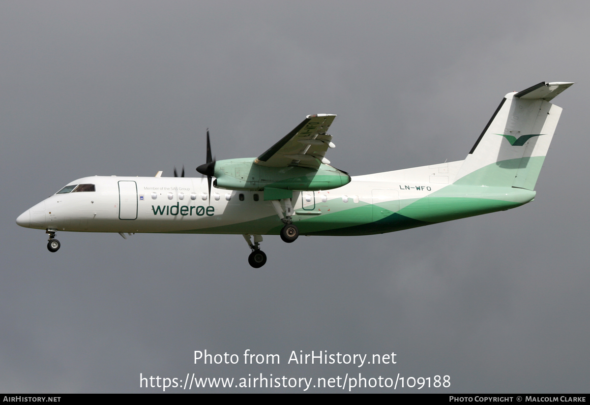 Aircraft Photo of LN-WFO | Bombardier DHC-8-311Q Dash 8 | Widerøe | AirHistory.net #109188