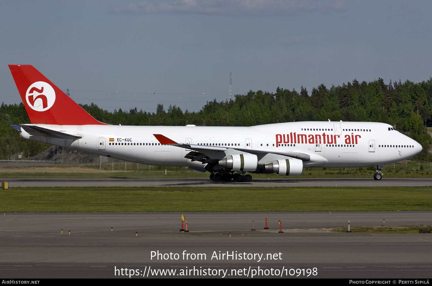 Aircraft Photo of EC-KQC | Boeing 747-412 | Pullmantur Air | AirHistory.net #109198