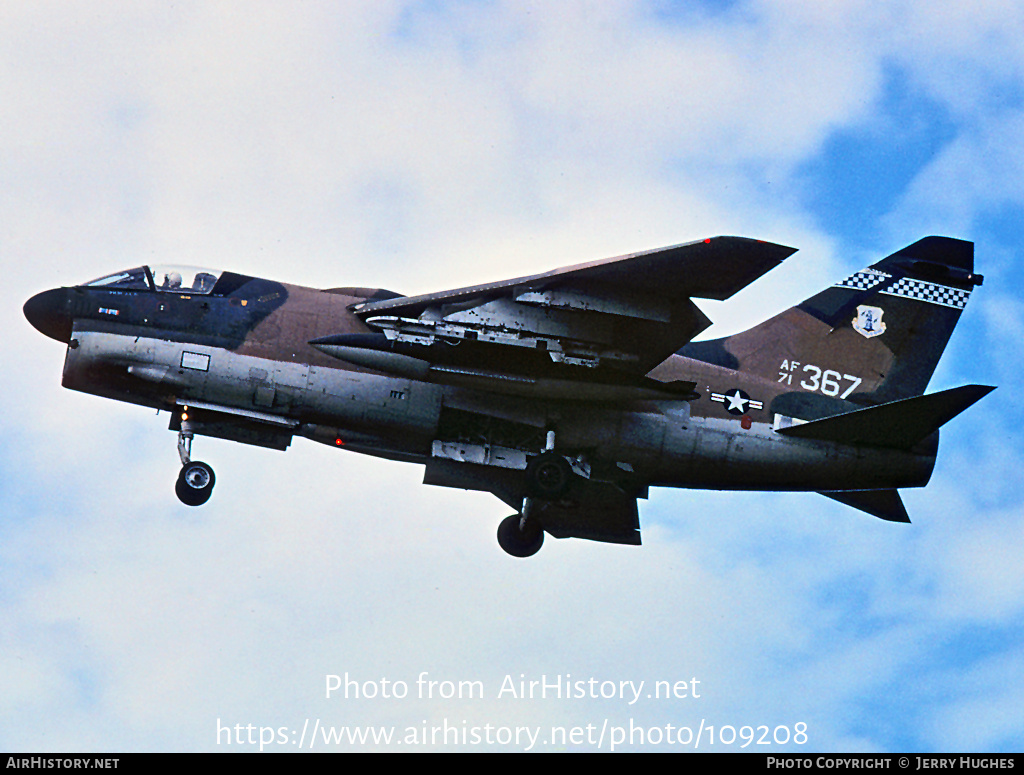 Aircraft Photo of 71-0367 / AF71-367 | LTV A-7D Corsair II | USA - Air Force | AirHistory.net #109208