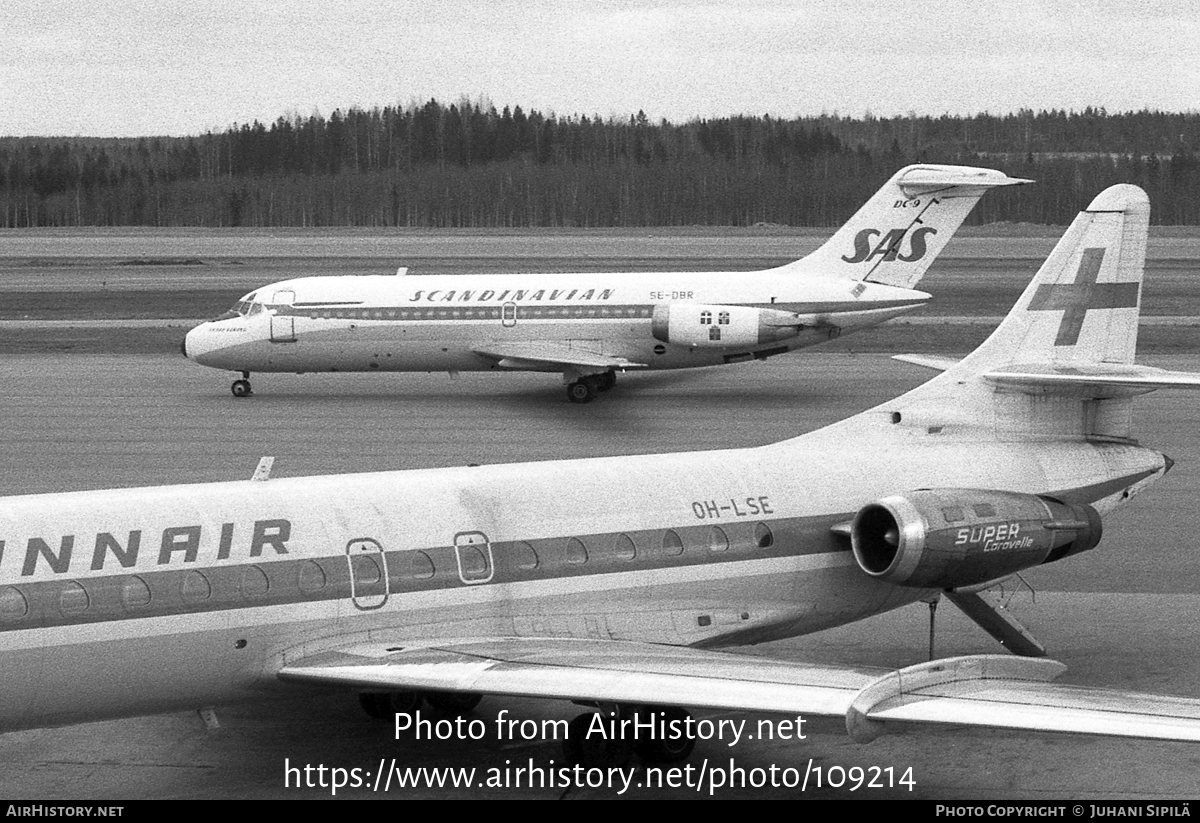 Aircraft Photo of SE-DBR | McDonnell Douglas DC-9-21 | Scandinavian Airlines - SAS | AirHistory.net #109214