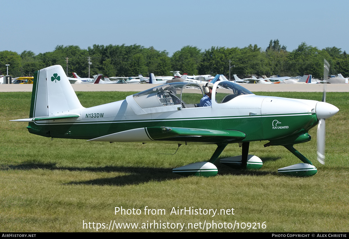 Aircraft Photo of N133DW | Van's RV-6A | AirHistory.net #109216