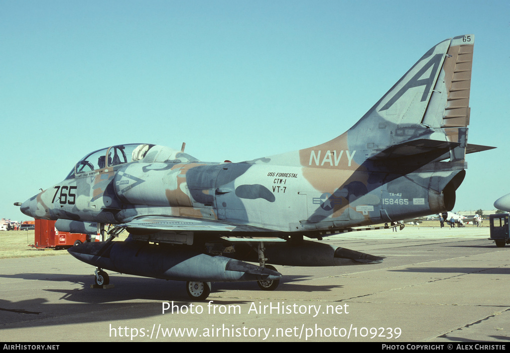 Aircraft Photo of 158465 | McDonnell Douglas TA-4J Skyhawk | USA - Navy | AirHistory.net #109239