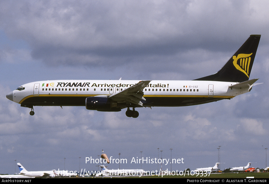 Aircraft Photo of EI-CSZ | Boeing 737-8AS | Ryanair | AirHistory.net #109337