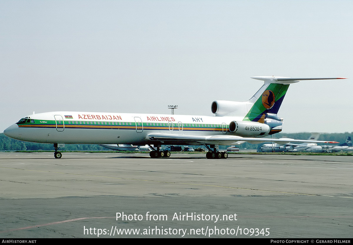 Aircraft Photo of 4K-85364 | Tupolev Tu-154B-2 | Azerbaijan Airlines - AZAL - AHY | AirHistory.net #109345