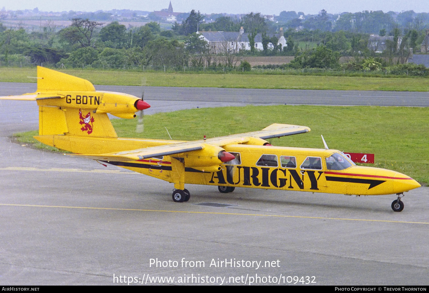 Aircraft Photo of G-BDTN | Britten-Norman BN-2A Mk.3-2 Trislander | Aurigny Air Services | AirHistory.net #109432