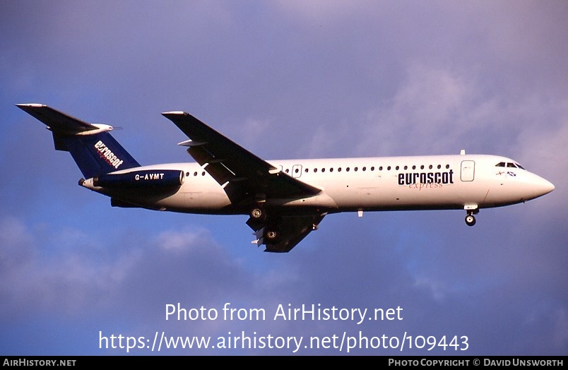 Aircraft Photo of G-AVMT | BAC 111-510ED One-Eleven | Euroscot Express | AirHistory.net #109443