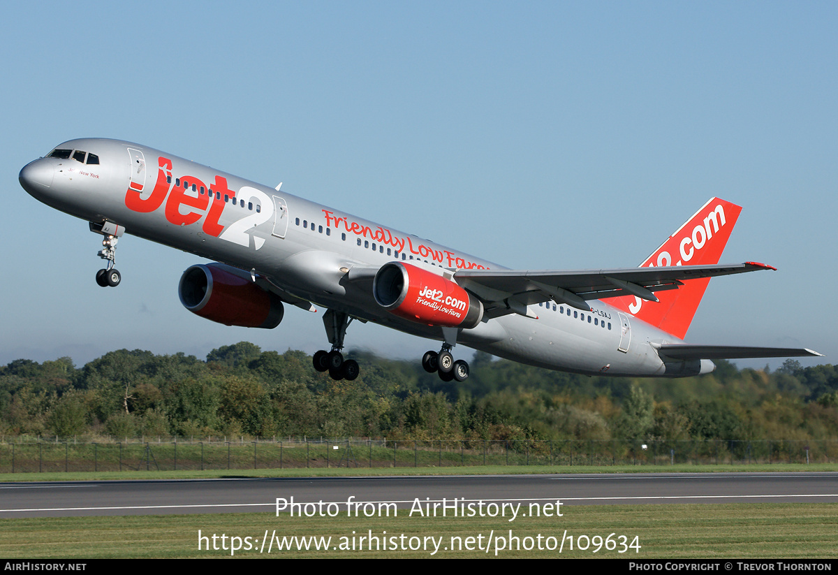 Aircraft Photo of G-LSAJ | Boeing 757-236 | Jet2 | AirHistory.net #109634