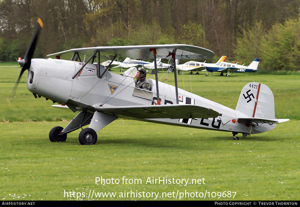 Aircraft Photo of G-RETA | CASA 1.131E Jungmann | Germany - Air Force | AirHistory.net #109687