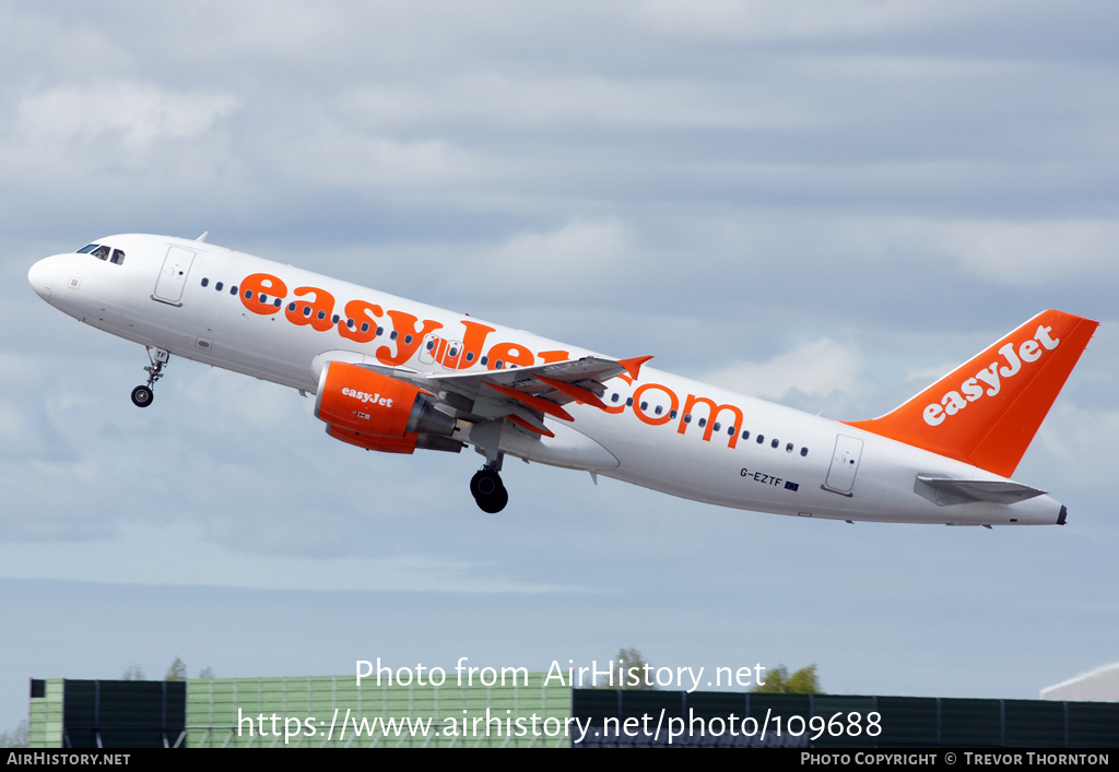 Aircraft Photo of G-EZTF | Airbus A320-214 | EasyJet | AirHistory.net #109688