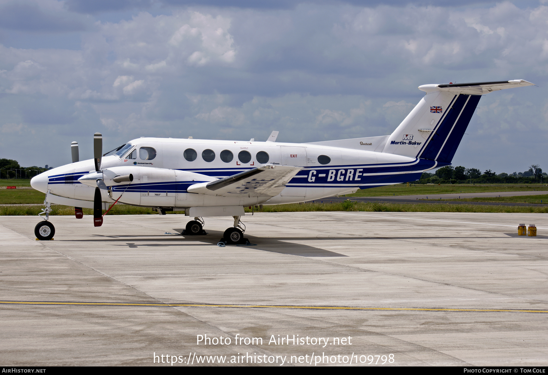 Aircraft Photo of G-BGRE | Beech 200 Super King Air | Martin-Baker | AirHistory.net #109798