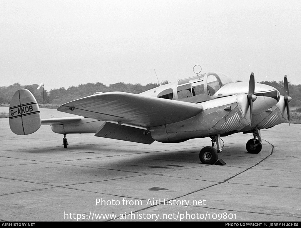 Aircraft Photo of G-AKDB | Miles M.65 Gemini 1A | AirHistory.net #109801