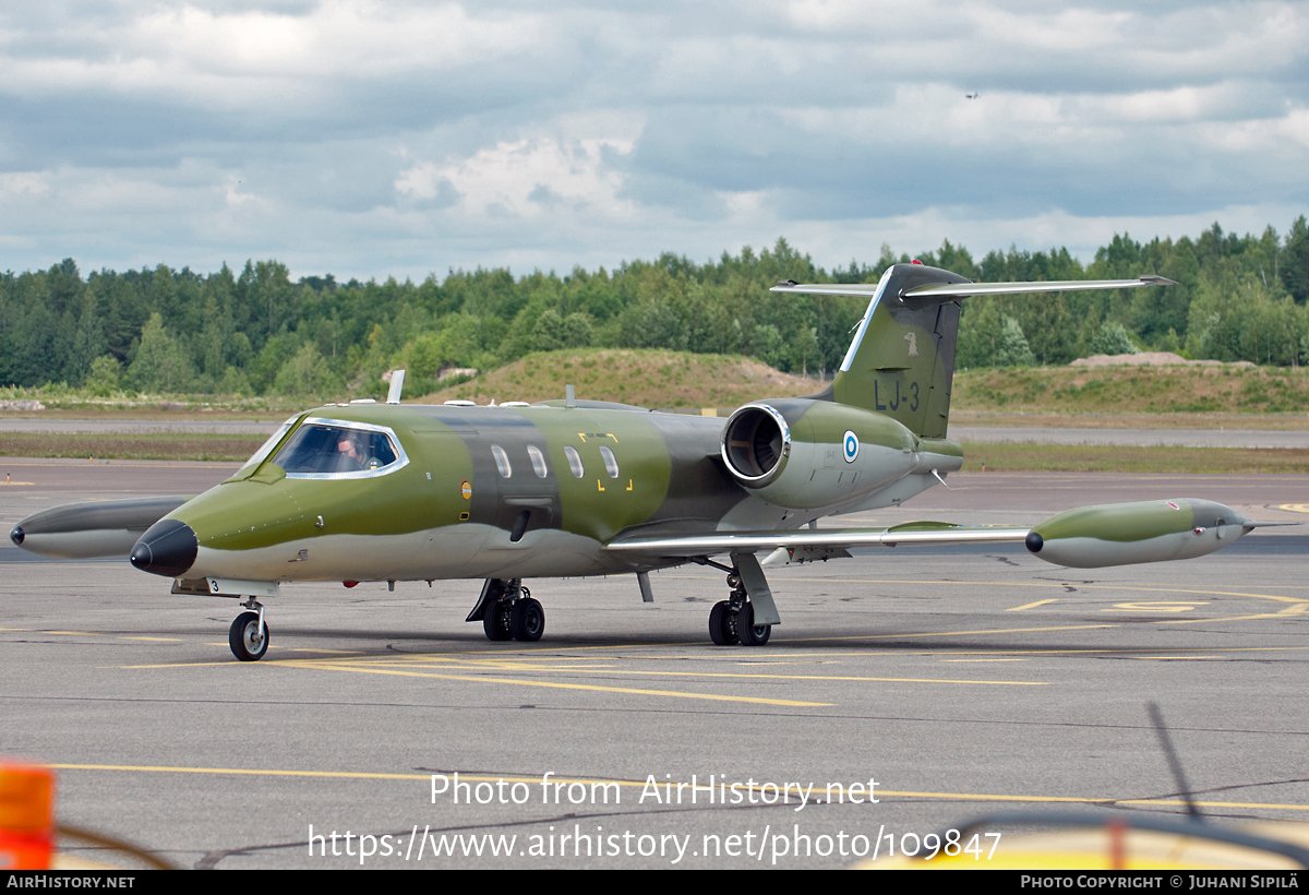 Aircraft Photo of LJ-3 | Gates Learjet UC-35A | Finland - Air Force | AirHistory.net #109847