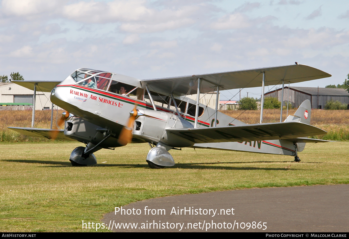 Aircraft Photo of G-ECAN | De Havilland D.H. 84A Dragon 3 | Railway Air Services | AirHistory.net #109865