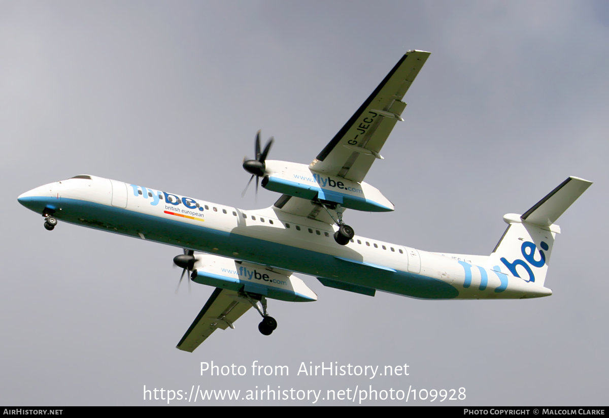 Aircraft Photo of G-JECJ | Bombardier DHC-8-402 Dash 8 | Flybe - British European | AirHistory.net #109928