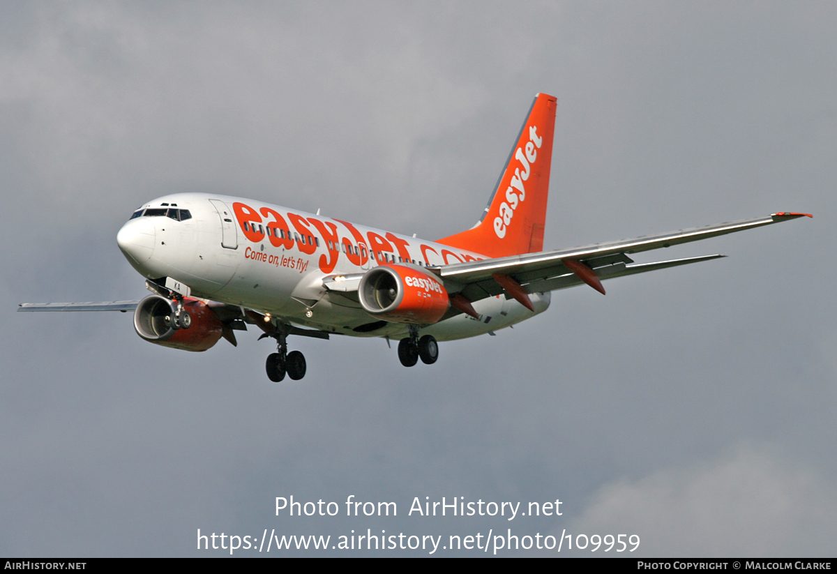 Aircraft Photo of G-EZKA | Boeing 737-73V | EasyJet | AirHistory.net #109959