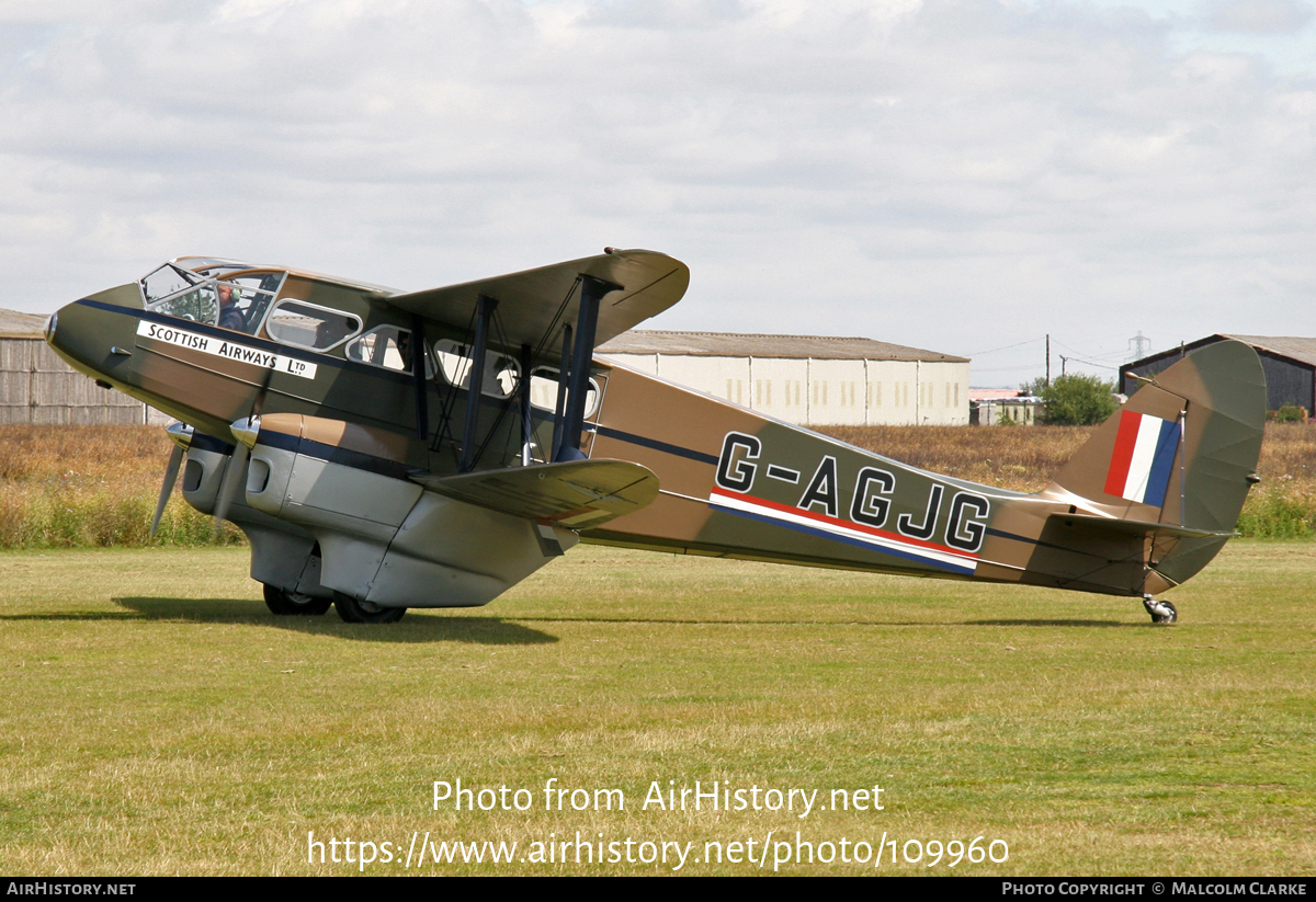 Aircraft Photo of G-AGJG | De Havilland D.H. 89A Dragon Rapide | Scottish Airways | AirHistory.net #109960