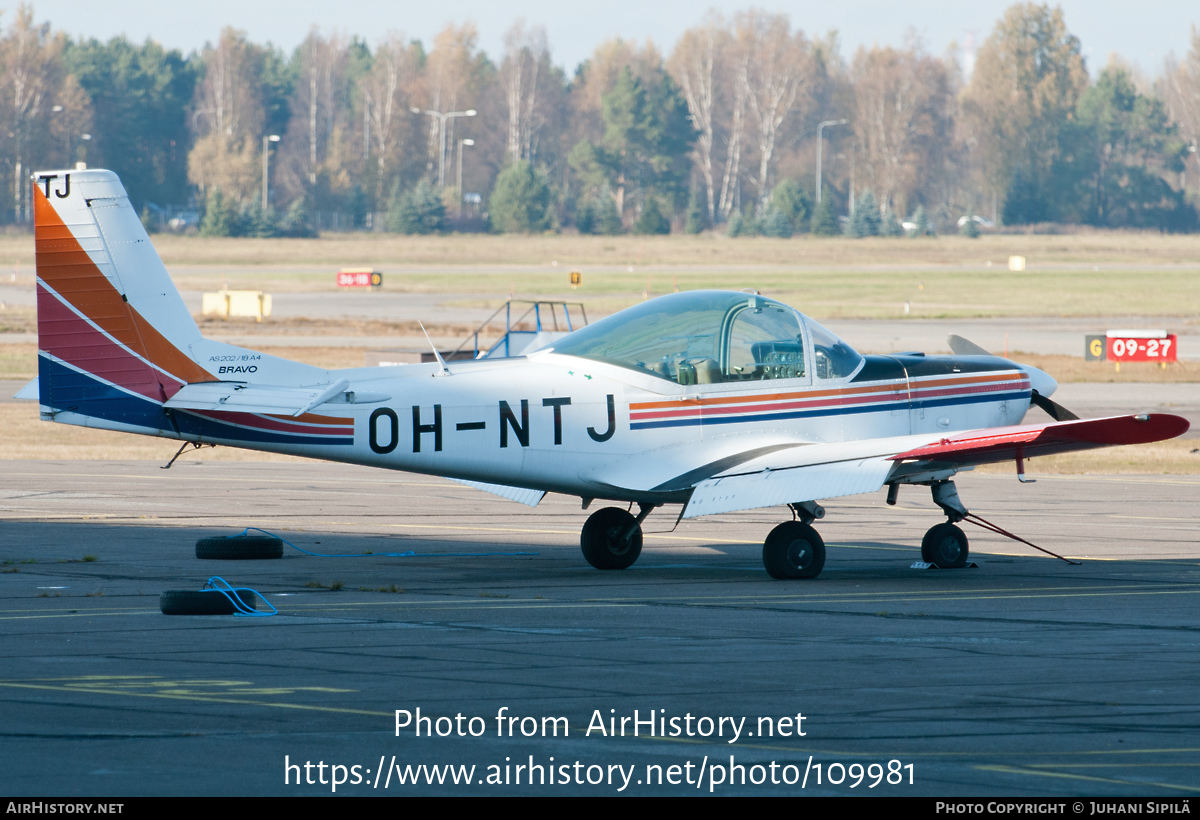 Aircraft Photo of OH-NTJ | FFA AS-202/18A-4 Bravo | AirHistory.net #109981