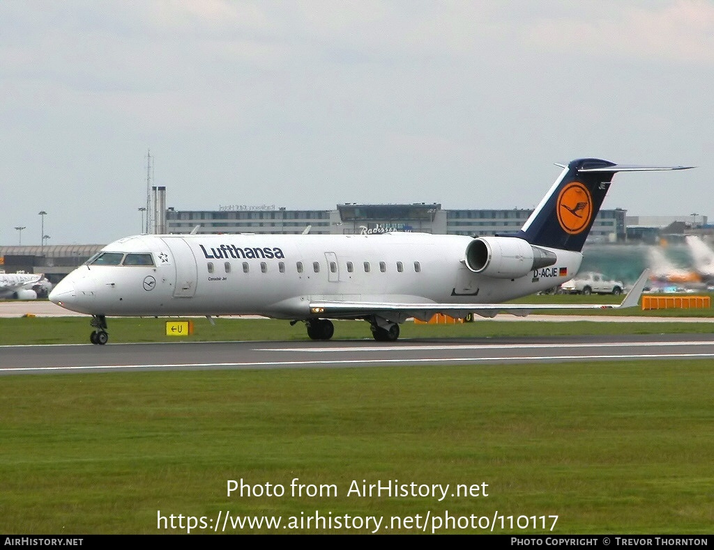 Aircraft Photo of D-ACJE | Bombardier CRJ-100LR (CL-600-2B19) | Lufthansa | AirHistory.net #110117