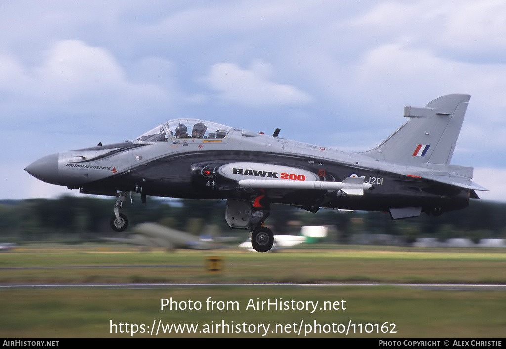 Aircraft Photo of ZJ201 | British Aerospace Hawk 200RDA | UK - Air Force | AirHistory.net #110162