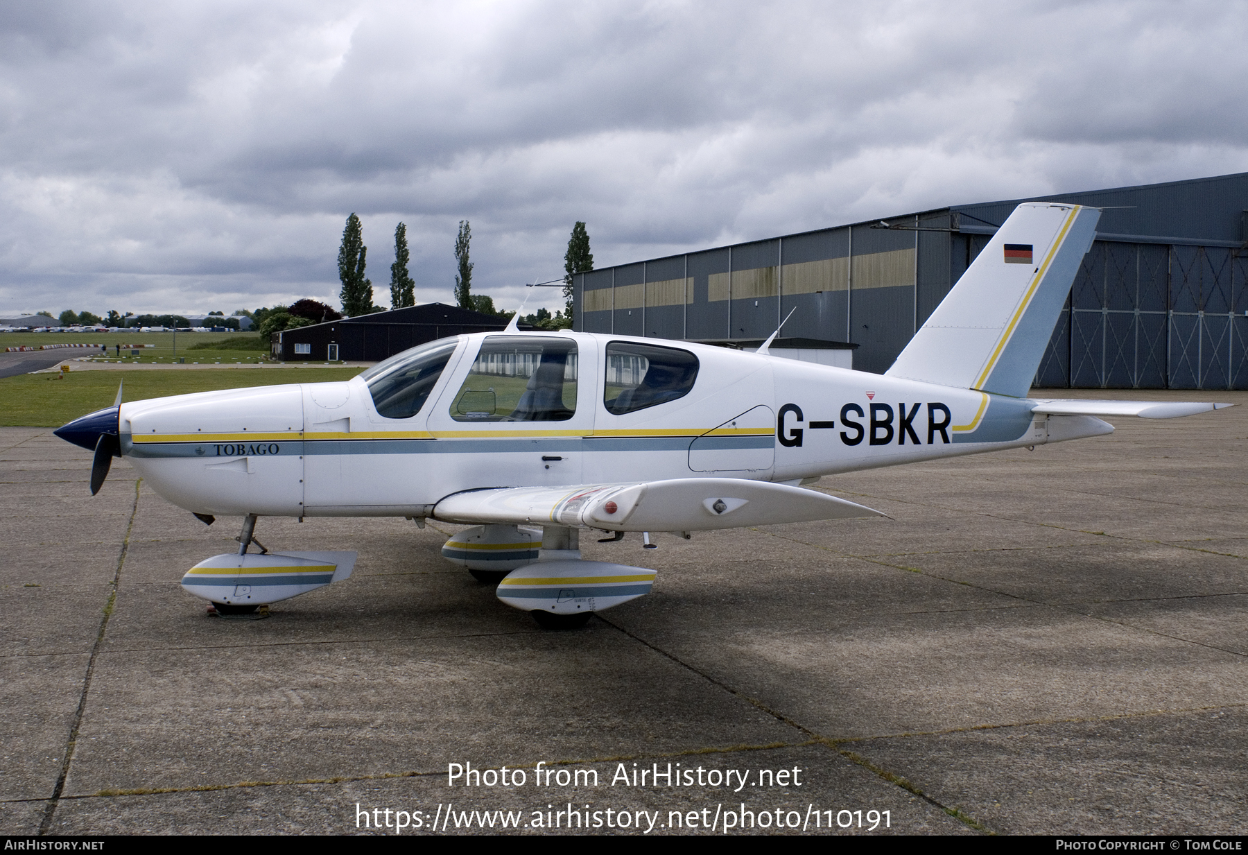 Aircraft Photo of G-SBKR | Socata TB-10 Tobago | AirHistory.net #110191