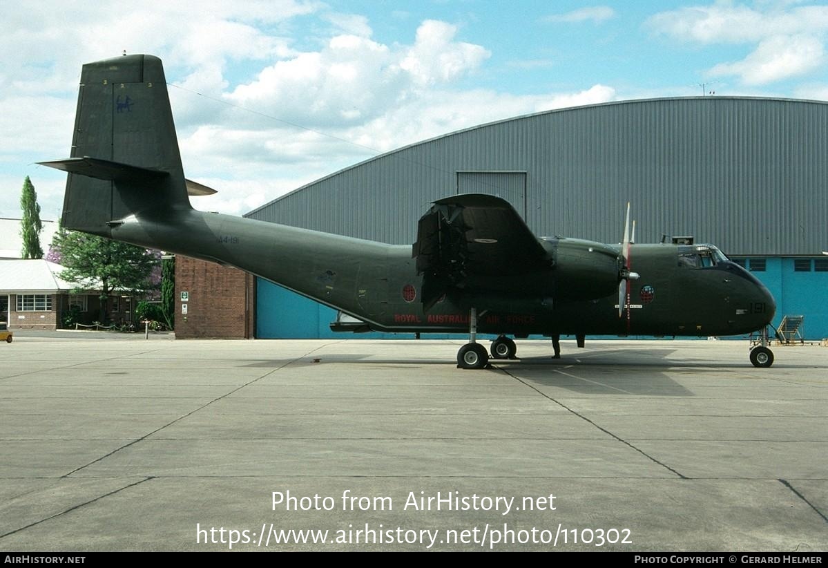 Aircraft Photo of A4-191 | De Havilland Canada DHC-4A Caribou | Australia - Air Force | AirHistory.net #110302