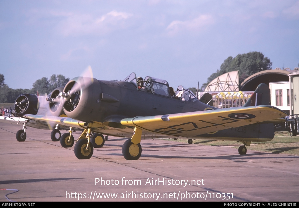 Aircraft Photo of G-BIWX / FT239 | North American T-6J Harvard Mk IV | UK - Air Force | AirHistory.net #110351