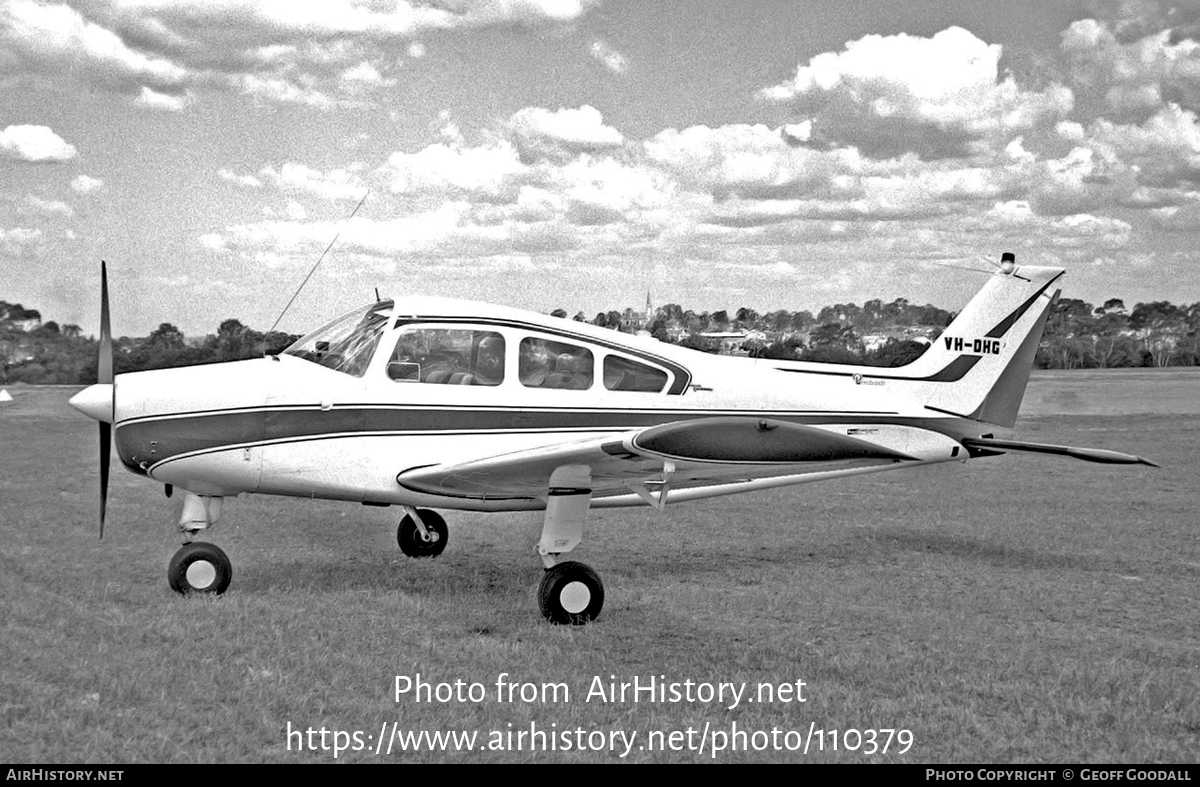 Aircraft Photo of VH-DHG | Beech A23 Musketeer II | AirHistory.net #110379