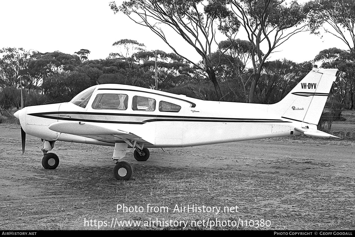 Aircraft Photo of VH-DYV | Beech A23A Musketeer Custom III | AirHistory.net #110380