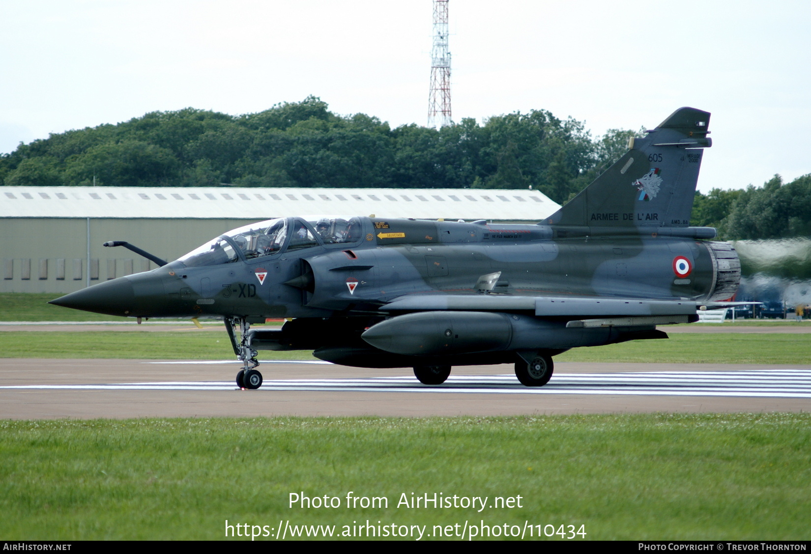 Aircraft Photo of 605 | Dassault Mirage 2000D | France - Air Force | AirHistory.net #110434