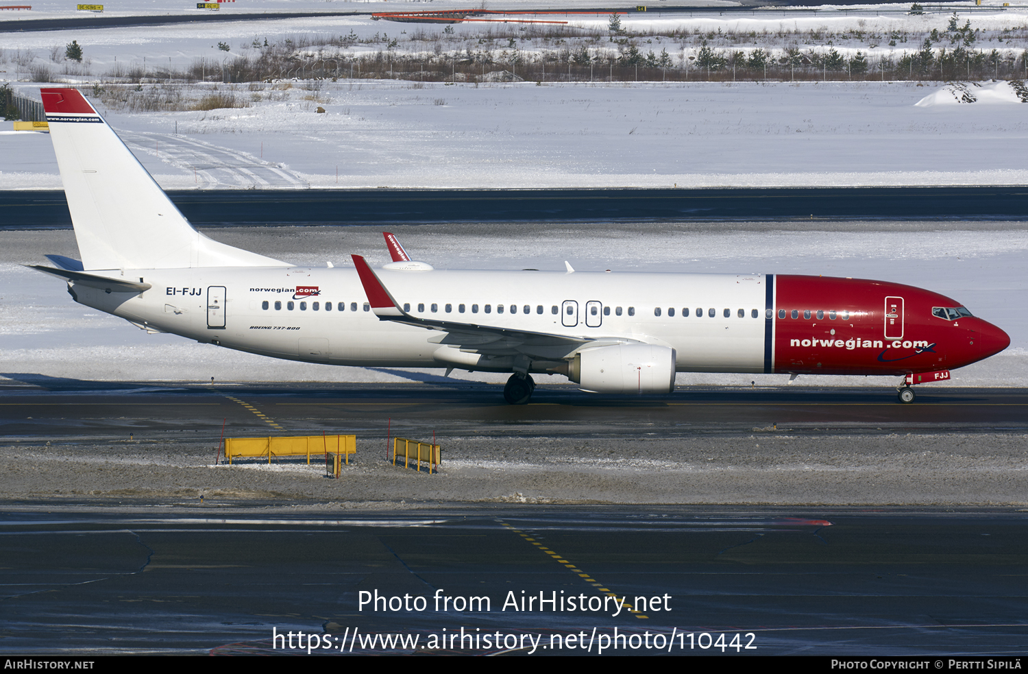 Aircraft Photo of EI-FJJ | Boeing 737-8JP | Norwegian | AirHistory.net #110442