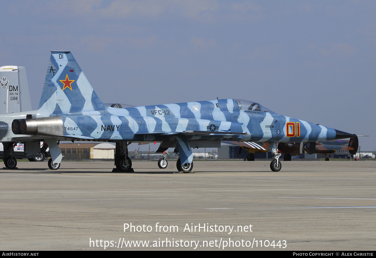 Aircraft Photo of 74-1547 / 741547 | Northrop F-5E Tiger II | USA - Navy | AirHistory.net #110443