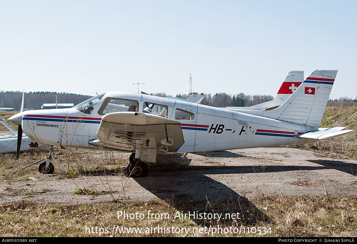 Aircraft Photo of HB-PHH | Piper PA-28-161 Warrior II | AirHistory.net #110534