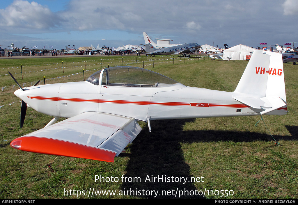 Aircraft Photo of VH-VAG | Van's RV-8A | AirHistory.net #110550