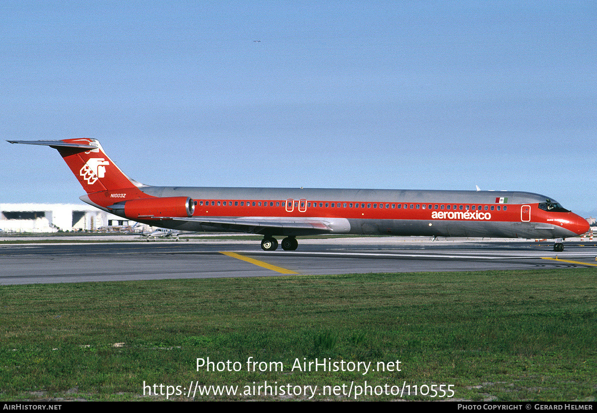 Aircraft Photo of N1003Z | McDonnell Douglas MD-82 (DC-9-82) | AeroMéxico | AirHistory.net #110555