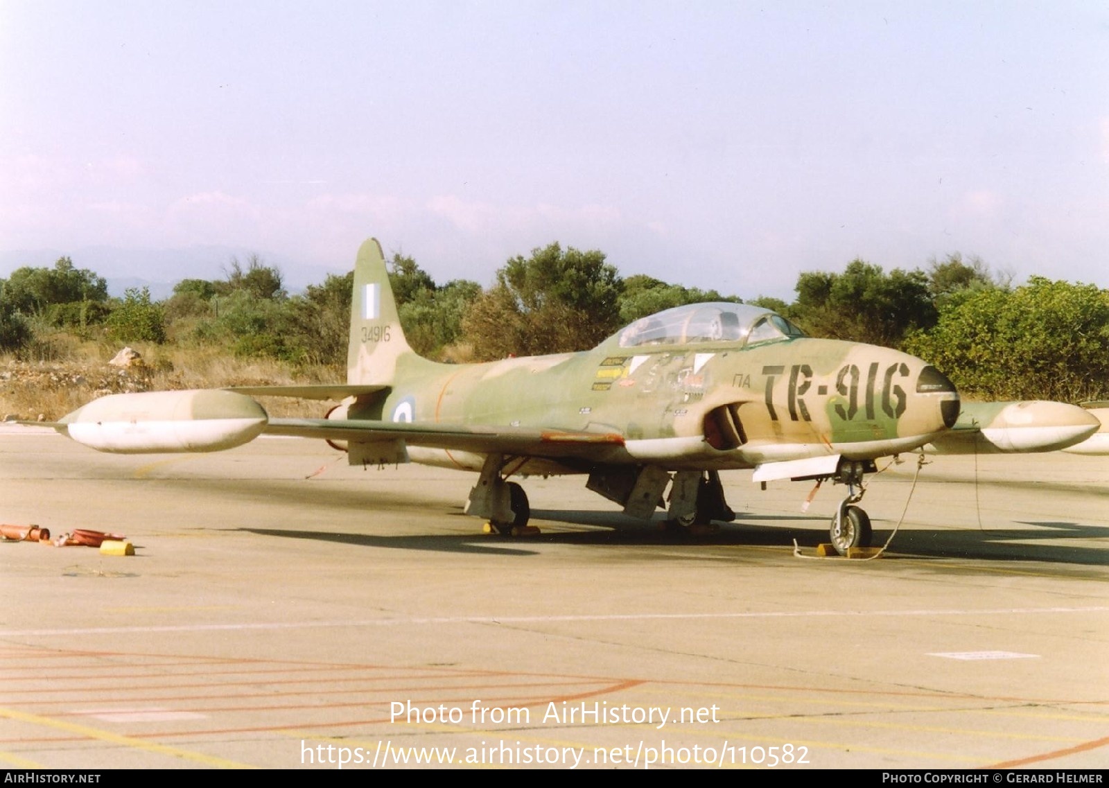 Aircraft Photo of 34916 | Lockheed T-33A | Greece - Air Force | AirHistory.net #110582