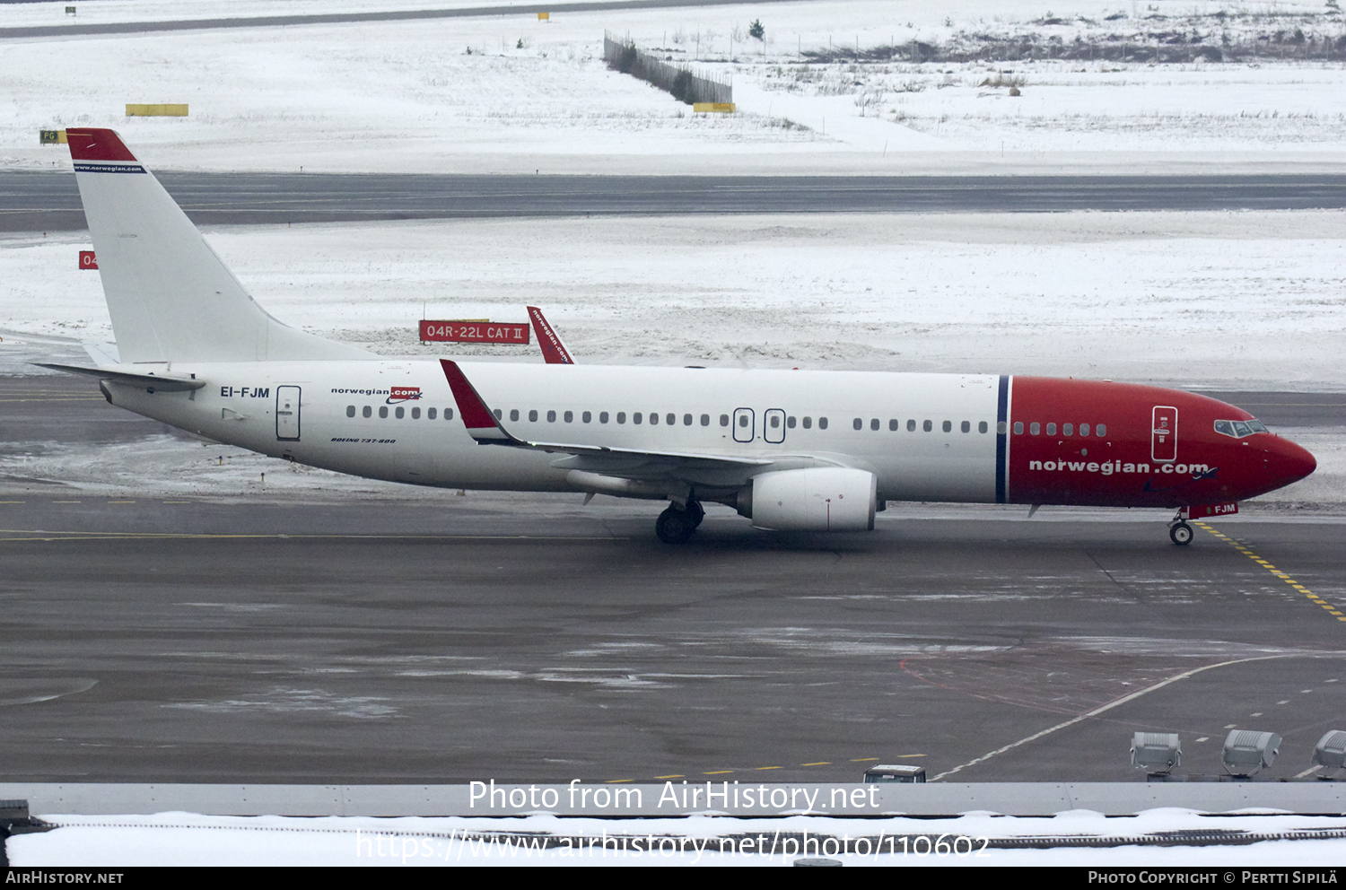 Aircraft Photo of EI-FJM | Boeing 737-8JP | Norwegian | AirHistory.net #110602